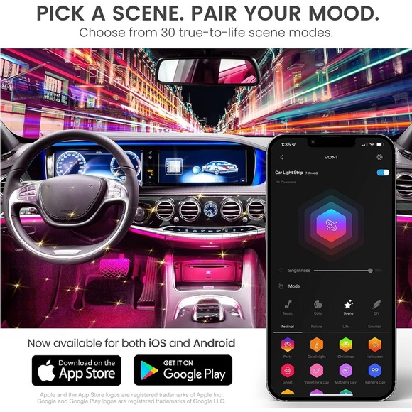 LED CAR LIGHT STRIP - 21-Feet Strip Light - Picture 3 of 10